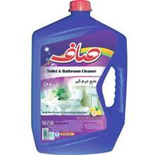 مایع جرم گیر آنتی باکتریال آبی صاف وزن 3200 گرم Saf Antibacterial And Descaling Solution 3200g