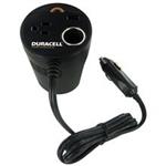 DURACELL Cupholder Inverter 130W Car Charger