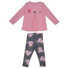 ست لباس دخترانه دینو مدل 16S1-022 Deno 16S1-022 Baby Girl Clothing Set