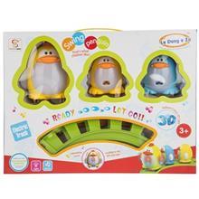 قطار اسباب بازی شنگ چوان مدل Swing Penguin Sheng Chuan Toys Swing Penguin Train Toys