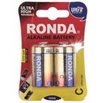 Ronda Ultra Plus Alkaline C Battery Pack Of 2