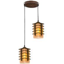 چراغ آویز دارکار مدل منچستر 2 شعله Darkar Manchester 2-Branch Hanging Lamp