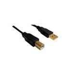 Bafo USB2.0 AM/BM Gold Blister cable 5m