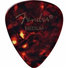 پیک گیتار الکتریک فندر مدل 351 Shape Premium Medium Shell Pick بسته‌ دوازده عددی Fender 