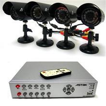 پک دوربین و DVR استک مدل ASTAK CM-818DVR4V ASTAK CM-818DVR4V Surveillance DVR Kit