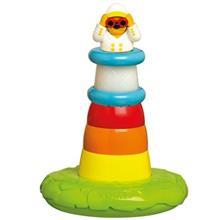 اسباب بازی آموزشی تامی مدل فانوس دریایی Tomy Stack N Play Lighthouse Educational Kit