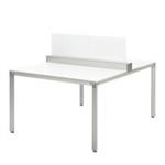 میز کار گروهی فرآذین مدل WSD 1001 سفید سایز 150 × 120