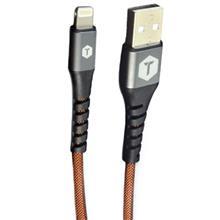 کابل تبدیل USB به لایتنینگ تاف تستد مدل TT-PC8-IP5 به طول 2.4 متر Tough Tested TT-PC8-IP5 USB To Lightning Cable 2.4m