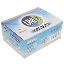پد ضد عفونی کننده یونی مد بسته 100 عددی Uni Med Disinfectants Alcohol Pad Pack Of 