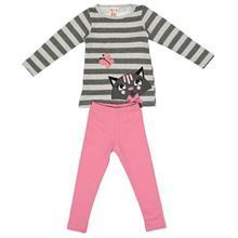 ست لباس دخترانه موشی مدل 16S1-042 Mushi 16S1-042 Baby Girl Clothing Set