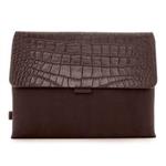 VORYA Retina Leather Portfolio 13" Brown croco