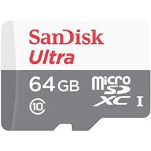 کارت حافظه microSDXC سن دیسک مدل Ultra کلاس 10 استاندارد UHS-I U1 سرعت 48MBps 320X ظرفیت 64 گیگابایت