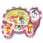 Blue Baby Pooh Baby Divided Plate