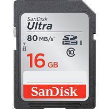 کارت حافظه سن دیسک مدل اولترا اس دی اچ سی USH-I کلاس 10 ظرفیت 16 گیگابایت SanDisk Ultra SDHC Class 80MBs Memory Card 16GB 